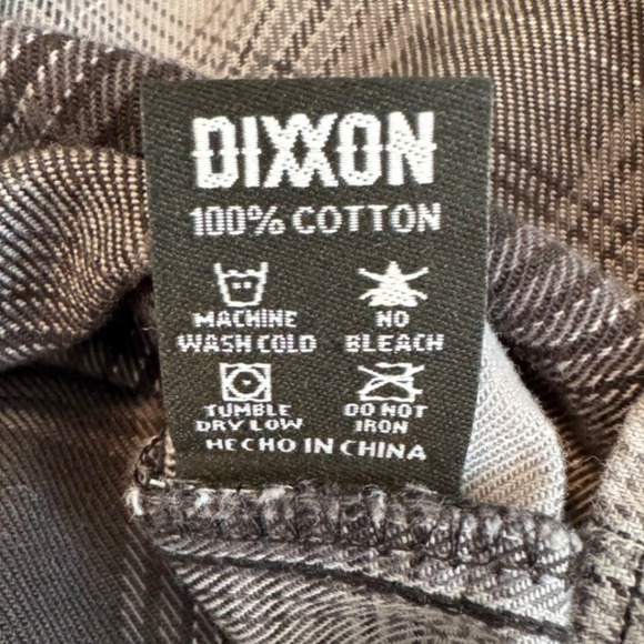Dixxon Foundry FR Shirt Men's 2XT Big Tall Gray Plaid Flame Resistant Button Up - Picture 4 of 5